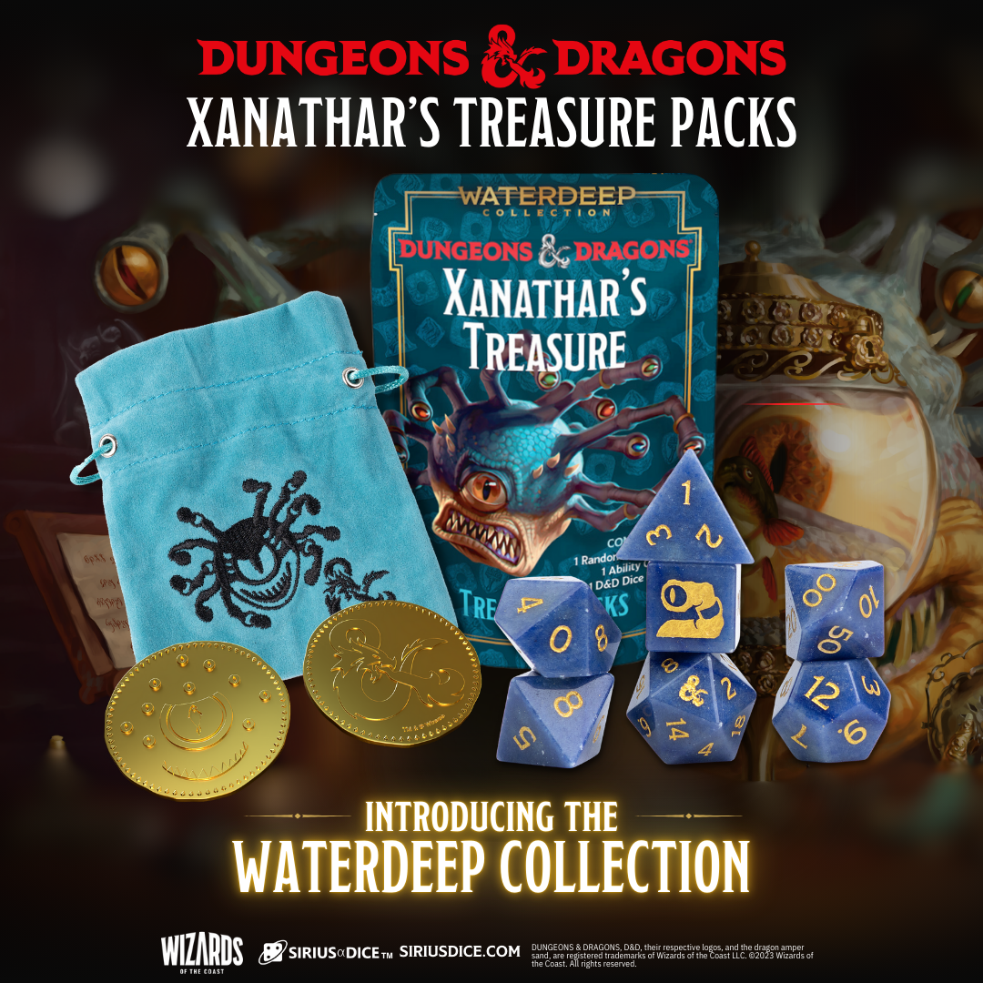 Dungeons & Dragons Xanathar's Treasure Pack: Waterdeep Collection | Sirius Dice