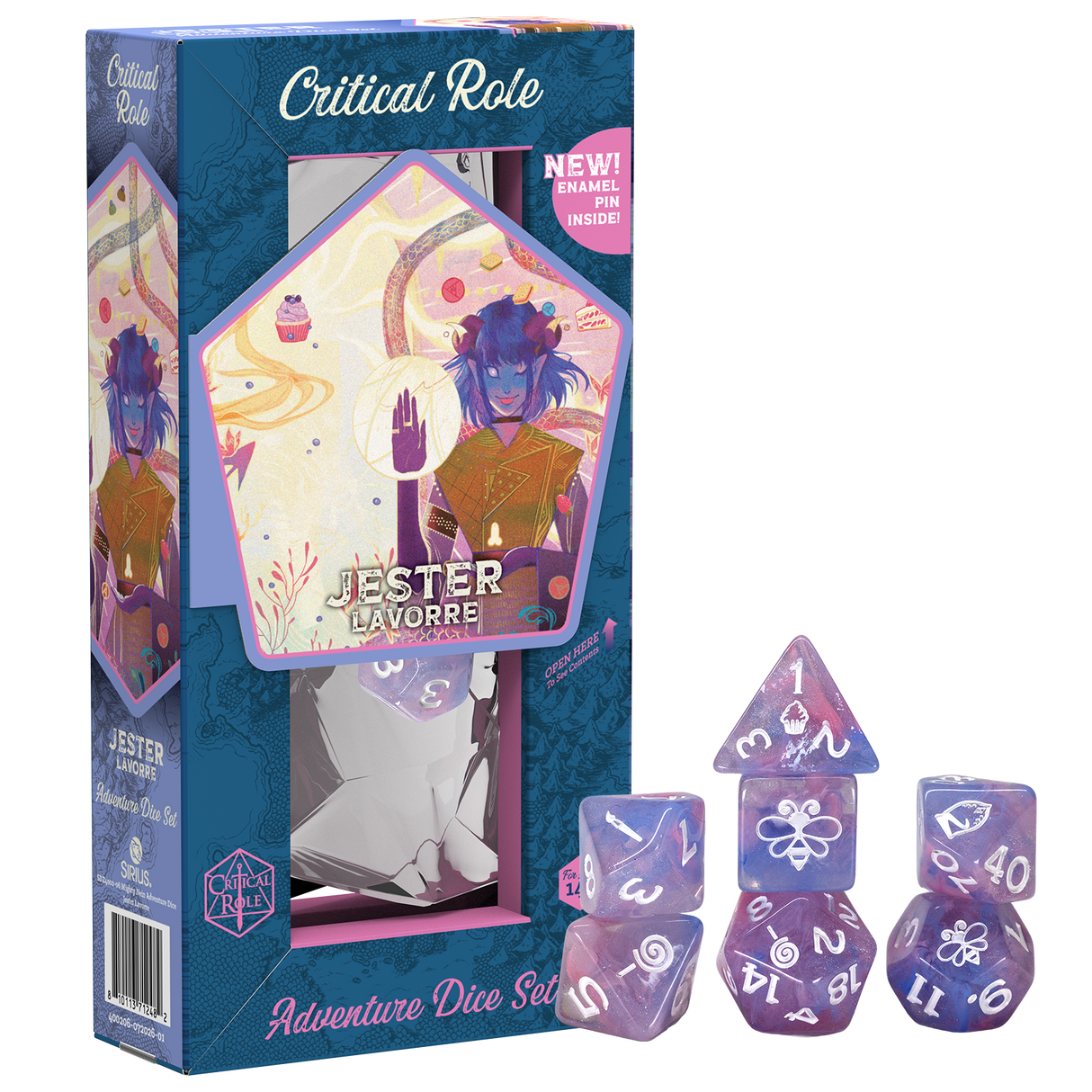 PRE-ORDER - Mighty Nein Adventure Dice - Jester Lavorre