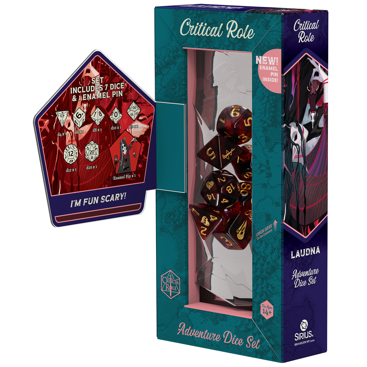 PRE-ORDER - Bells Hells Adventure Dice - Laudna