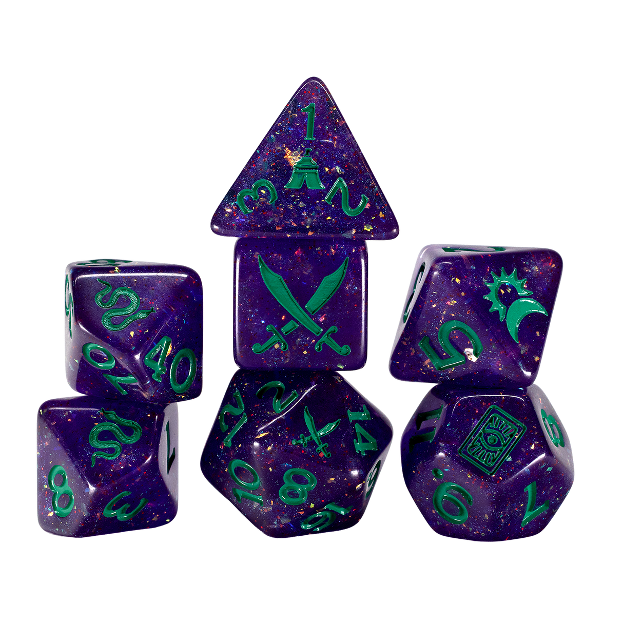 PRE-ORDER - Mighty Nein Adventure Dice - Mollymauk Tealeaf
