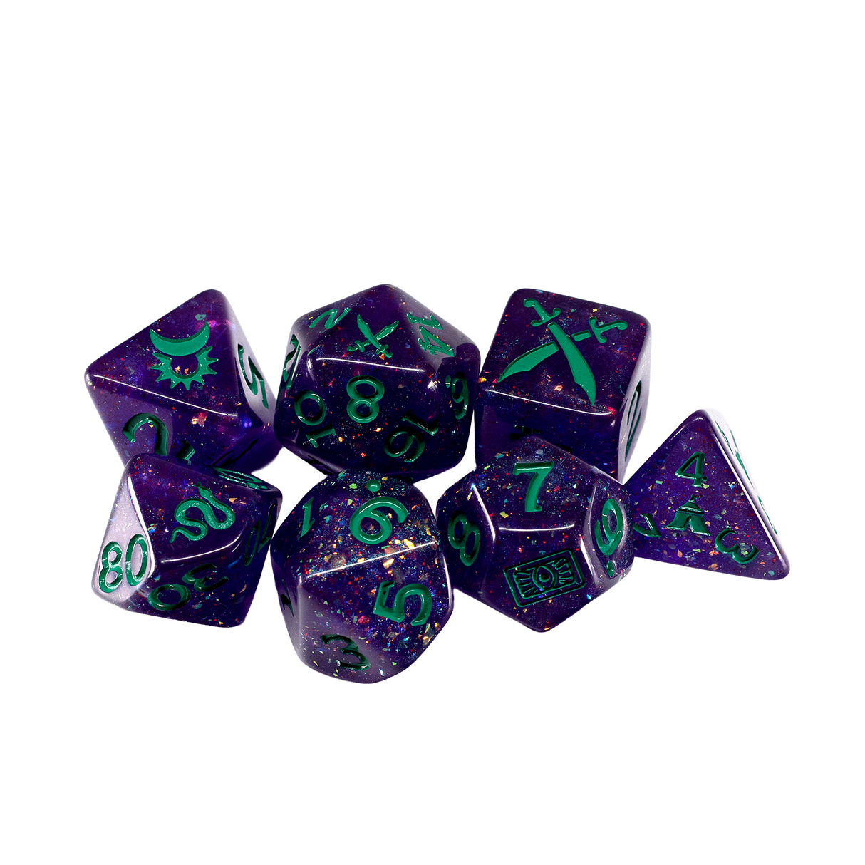 PRE-ORDER - Mighty Nein Adventure Dice - Mollymauk Tealeaf