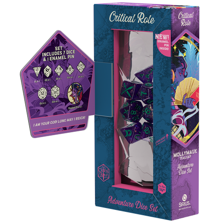 PRE-ORDER - Mighty Nein Adventure Dice - Mollymauk Tealeaf