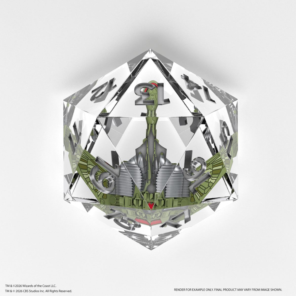 PRE-ORDER - MTG | Star Trek: Klingon Bird-of-Prey 55mm SPINDOWN™