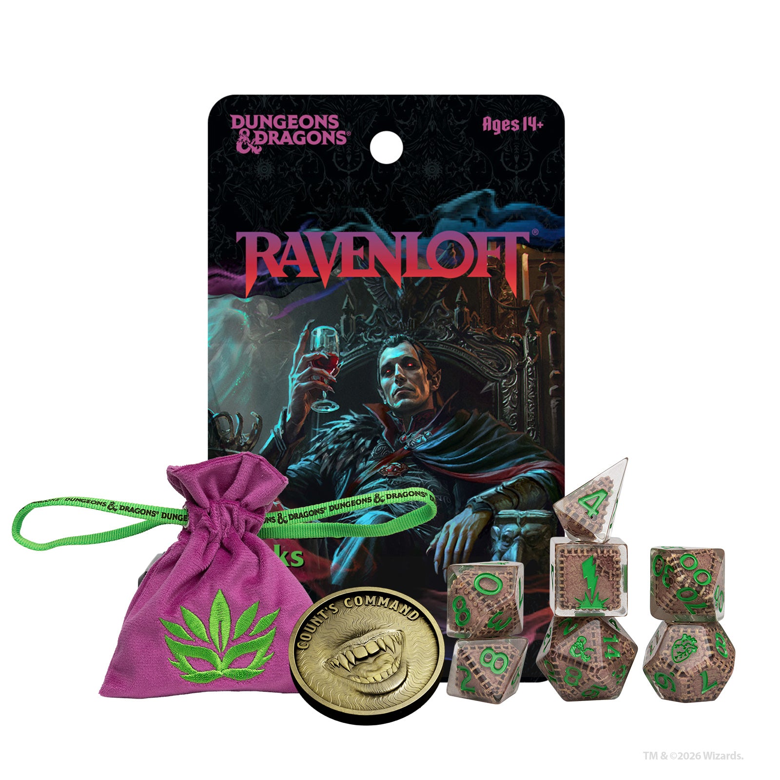 レクトファーゾ ミステリー シークレット 50ミリ Dungeons & Dragons: Mists of Ravenloft Treasure Packs – Sirius Dice