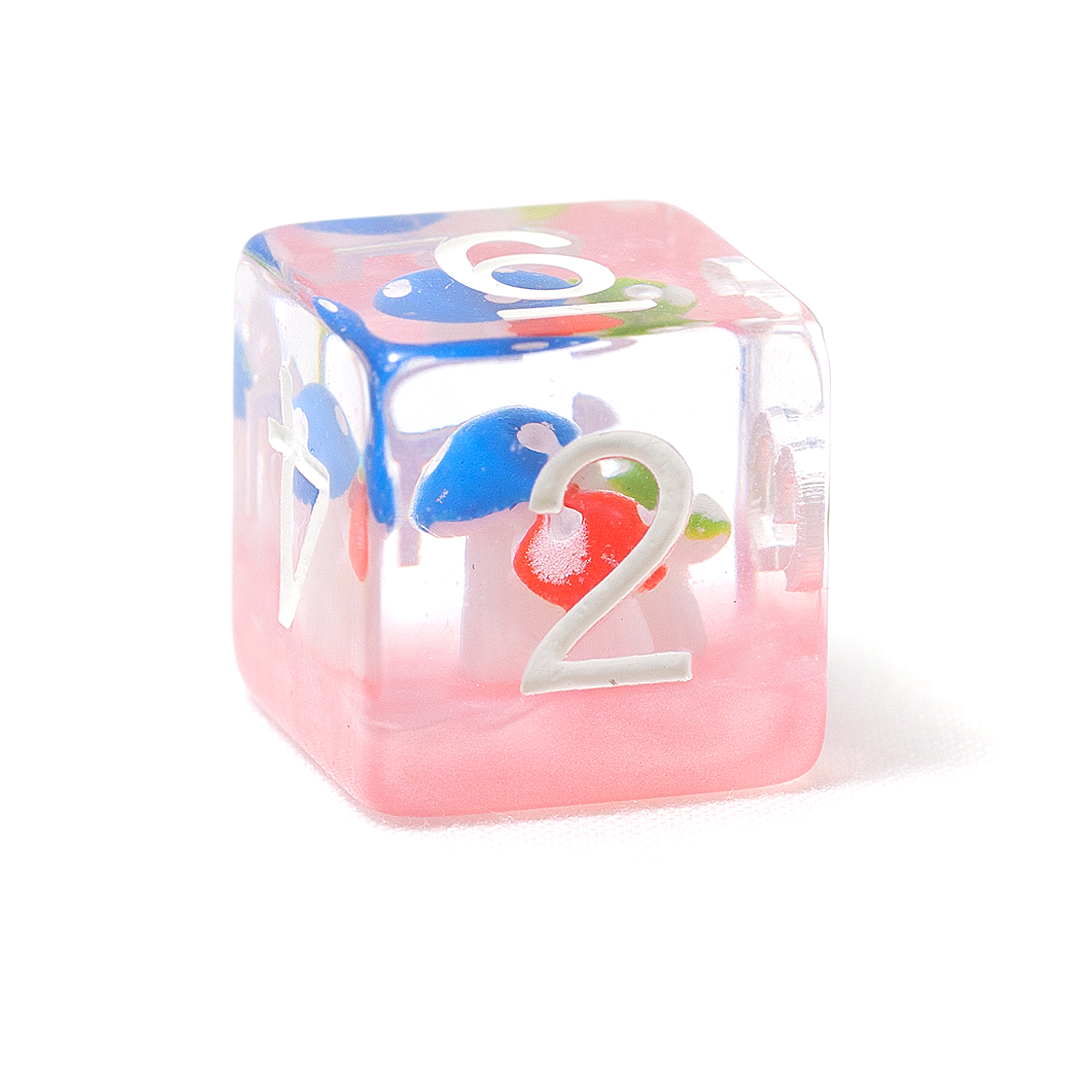 Magic Mushroom 7-Piece Polyhedral RPG Dice Set | Sirius Dice