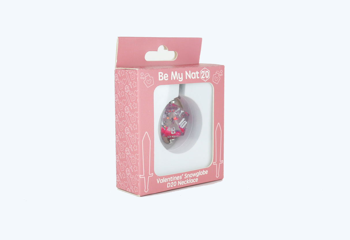 Be My Nat 20 D20 Necklace | Sirius Dice
