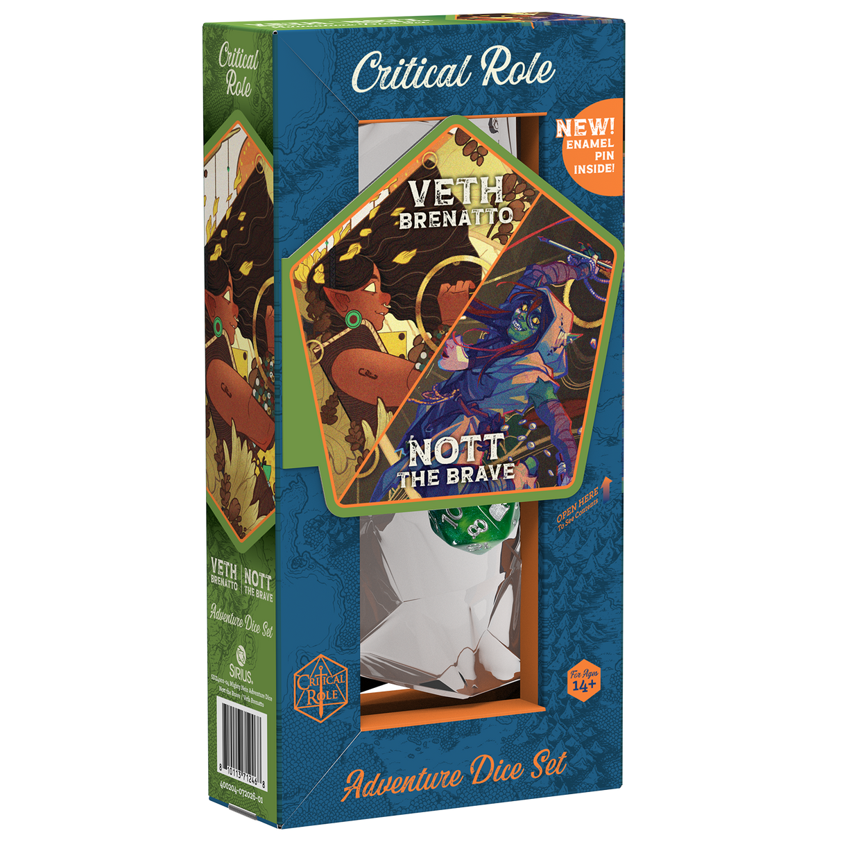 PRE-ORDER - Mighty Nein Adventure Dice - Nott the Brave / Veth Brenatto