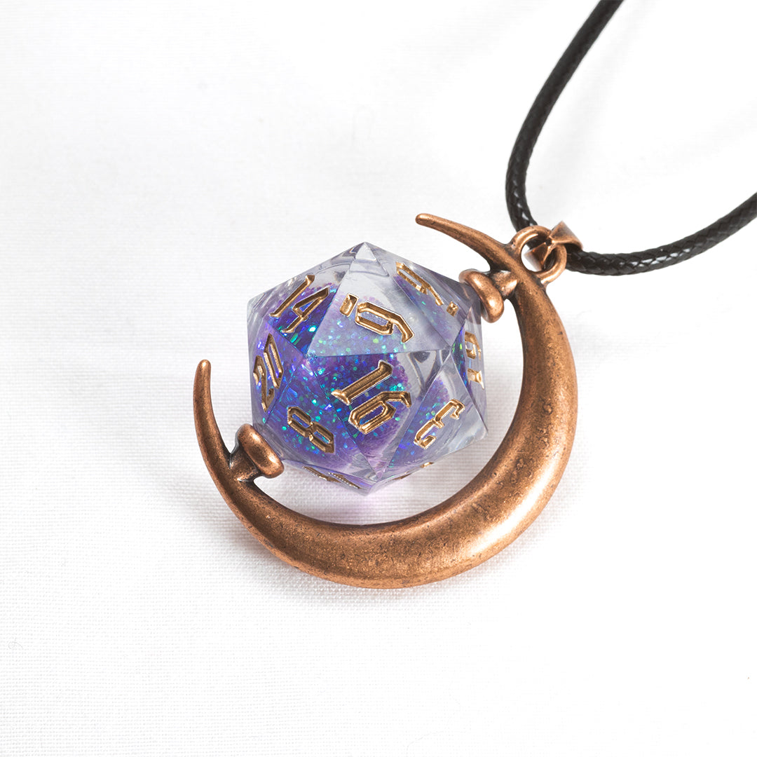 Night Sky D20 Necklace | Sirius Dice