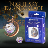 Night Sky D20 Necklace | Sirius Dice
