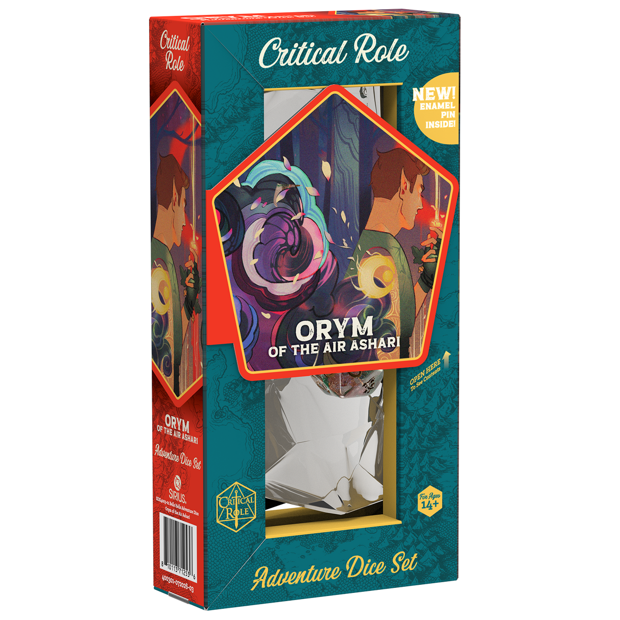 PRE-ORDER - Bells Hells Adventure Dice - Orym of the Air Ashari