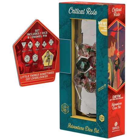 PRE-ORDER - Bells Hells Adventure Dice - Orym of the Air Ashari