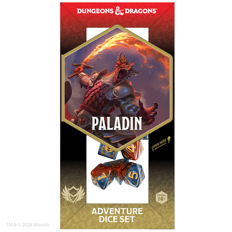 Dungeons & Dragons Adventure Dice - Paladin: Orange / Blue | Sirius Dice