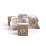 Dungeons & Dragons Adventure Dice - Paladin: White / Grey | Sirius Dice