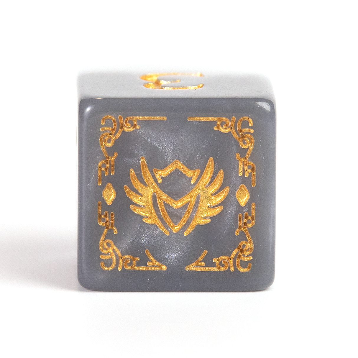 Dungeons & Dragons Adventure Dice - Paladin: White / Grey | Sirius Dice