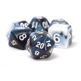 Pearl Blue Acrylic Dice Set