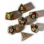 Unearthed Treasure Peridot 7-Piece Polyhedral RPG Dice Set | Sirius Dice