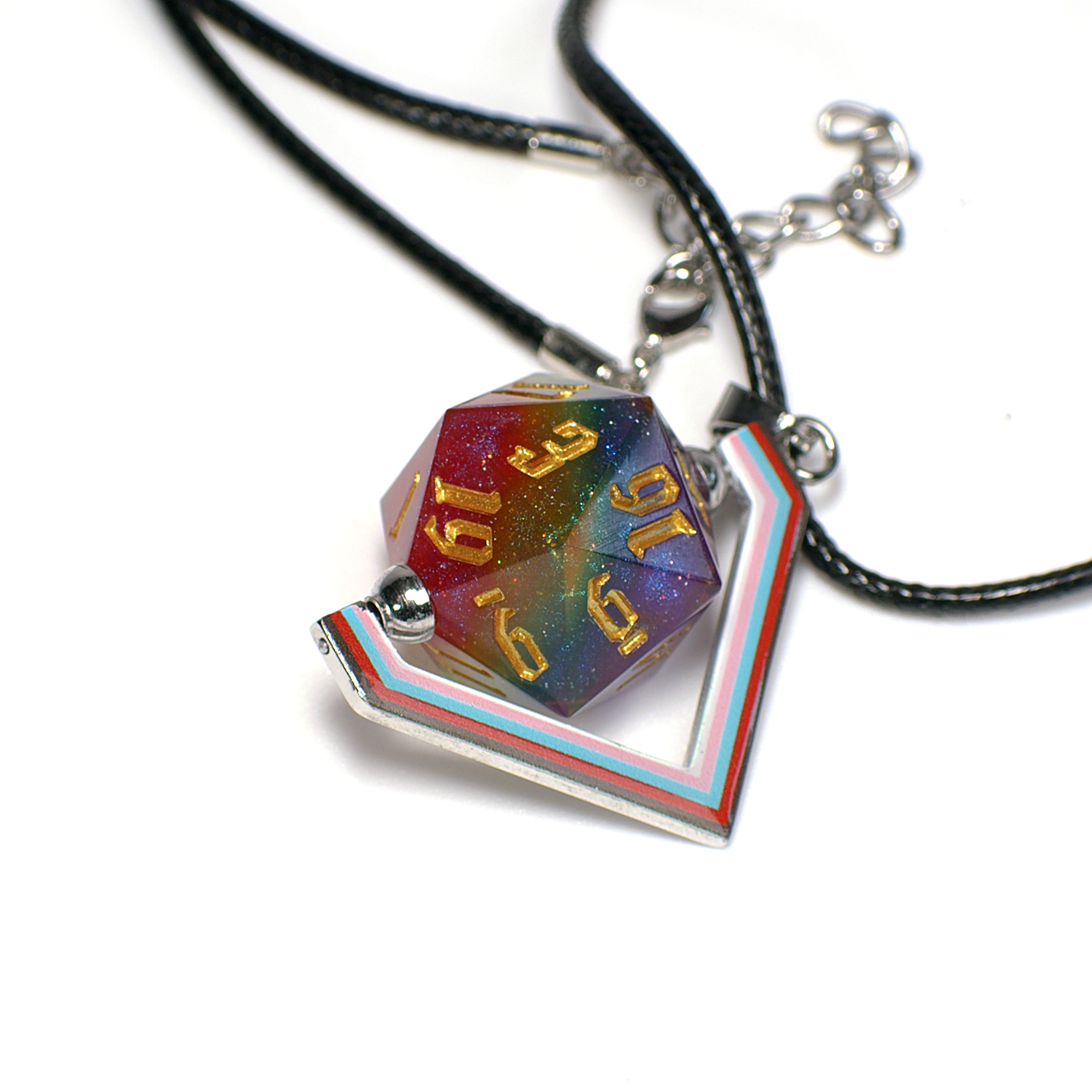 Art] Designed a necklace for carrying my lucky d20 to sessions : r/DnD