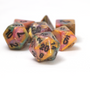 Rainbow Gold Dice Set