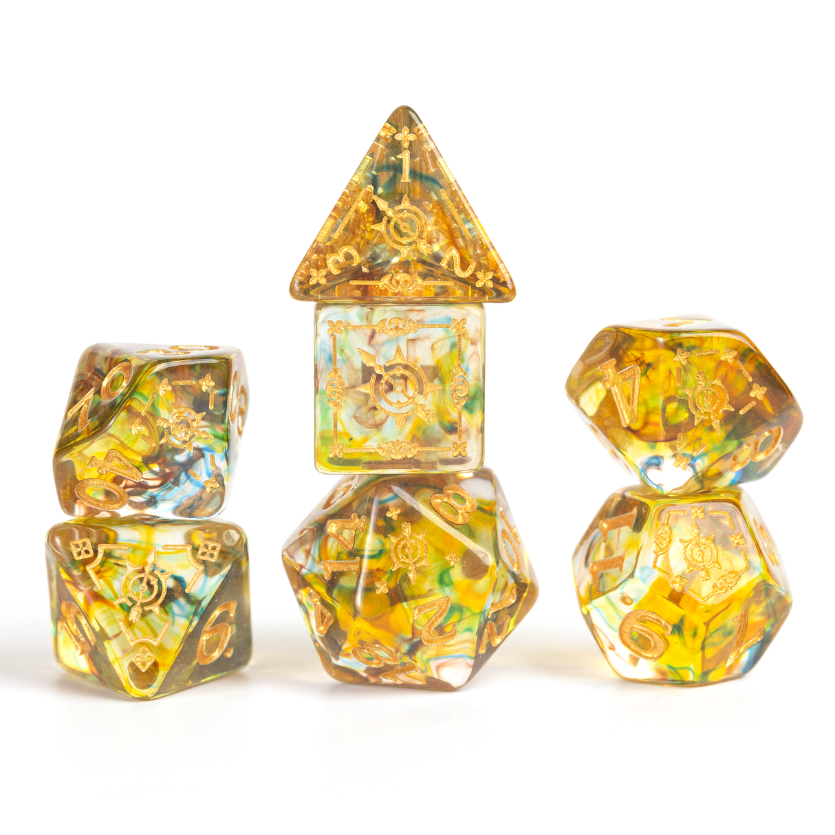 Dungeons & Dragons Adventure Dice - Ranger Multi-Colored | Sirius Dice