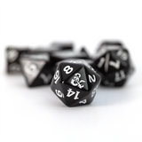 Dungeons & Dragons New Adventurer Dice Set - BLACK DICE | Sirius Dice