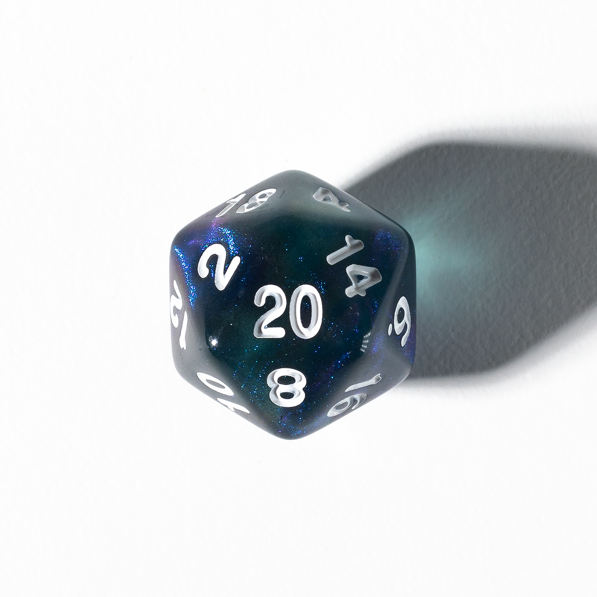 Unearthed Treasure Sapphire 7-Piece Polyhedral RPG Dice Set | Sirius Dice