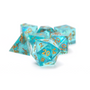 Sharp Aqua Fairy 7-Piece Polyhedral RPG Dice Set | Sirius Dice