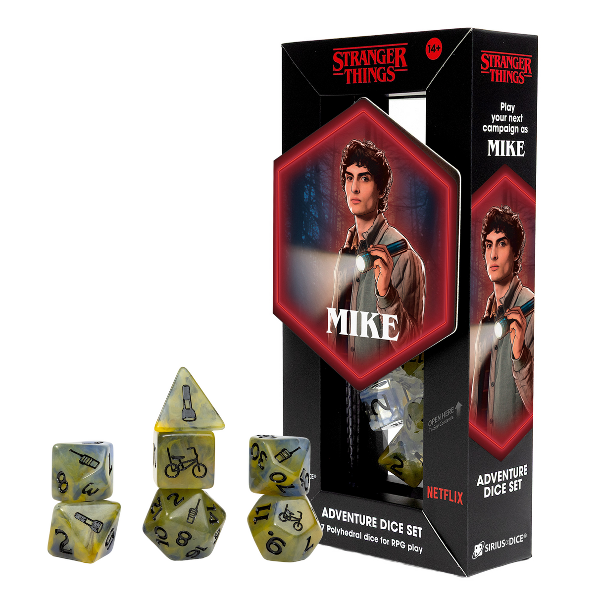 PRE-ORDER Stranger Things: Adventure Dice Set - Mike