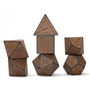 Illusory Stone Granite 7-Piece Polyhedral RPG Dice Set | Sirius Dice