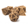 Illusory Stone Sandstone 7-Piece Polyhedral RPG Dice Set | Sirius Dice