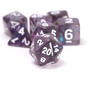 Unearthed Treasure Amethyst 7-Piece Polyhedral RPG Dice Set | Sirius Dice