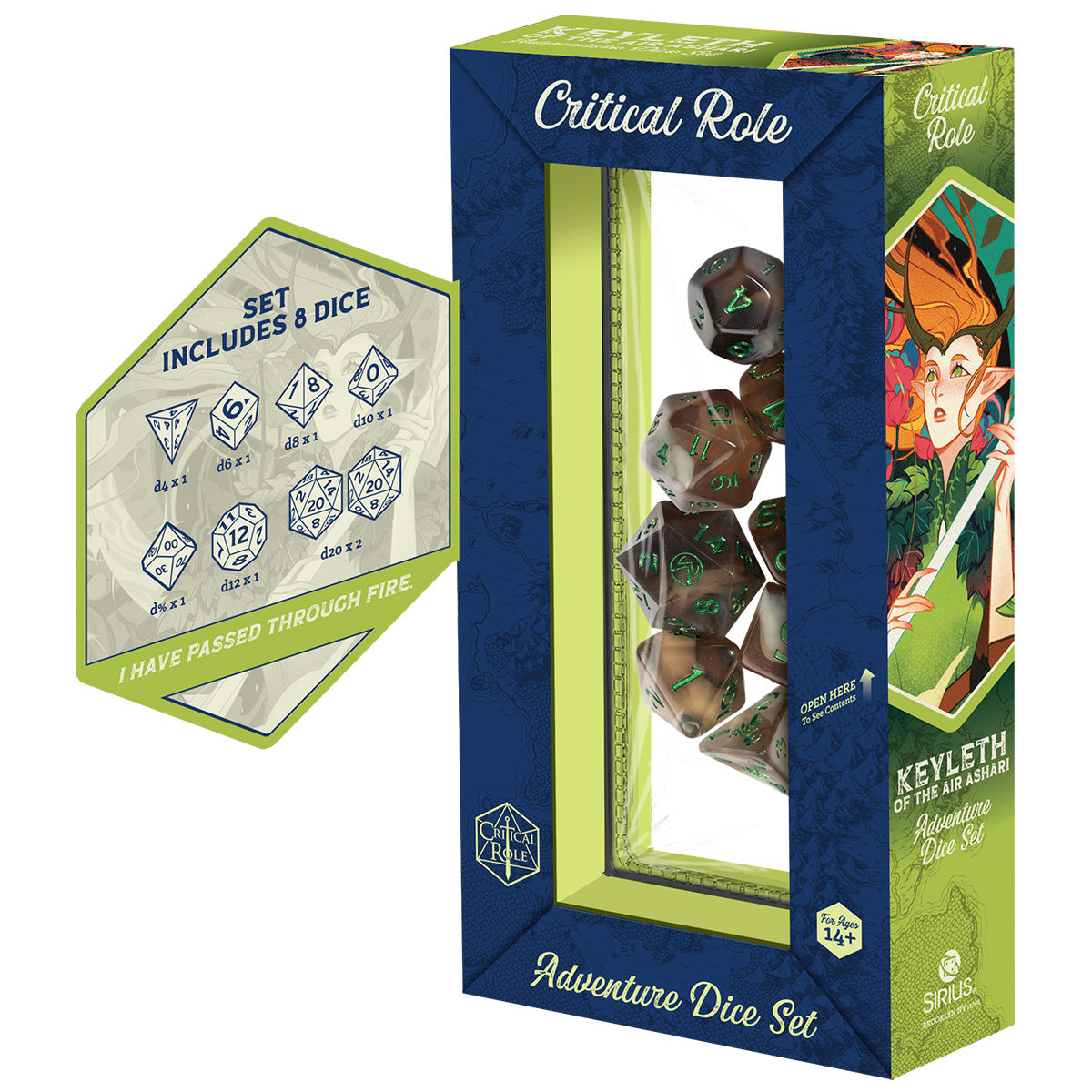 COMING SOON - Vox Machina Adventure Dice - Keyleth