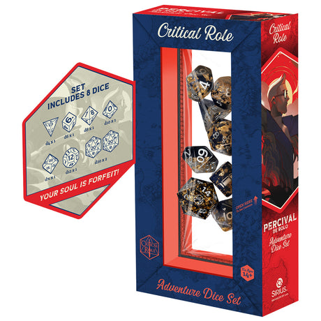 COMING SOON - Vox Machina Adventure Dice - Percival de Rolo