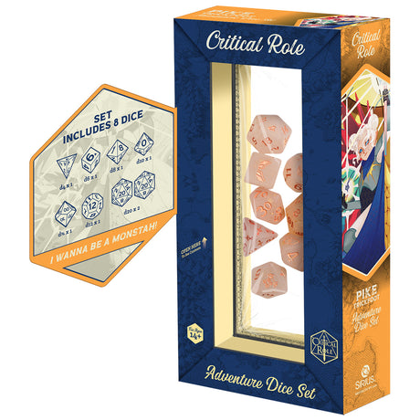 COMING SOON - Vox Machina Adventure Dice - Pike Trickfoot