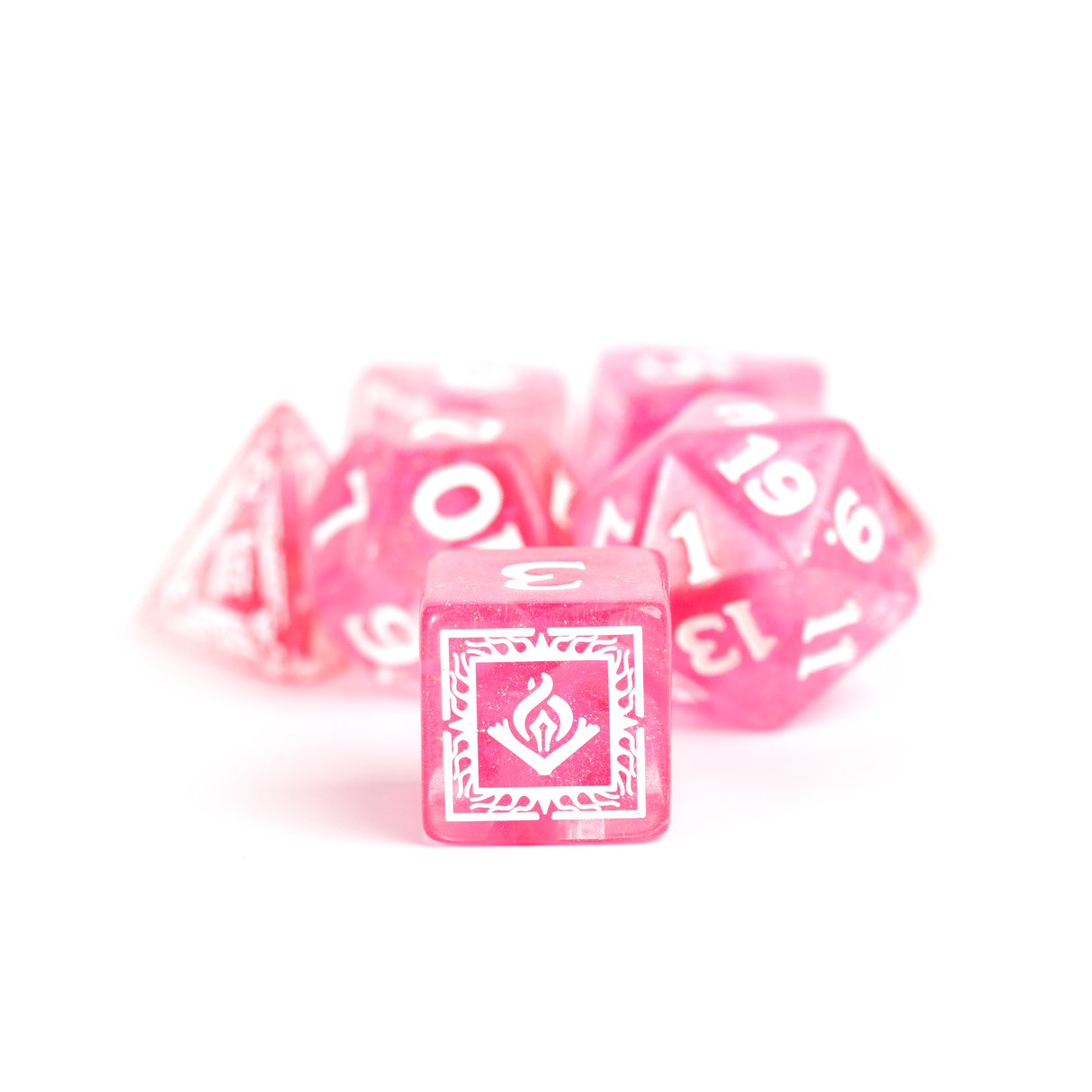 Dungeons & Dragons Adventure Dice - Wizard: Fuchsia | Sirius Dice