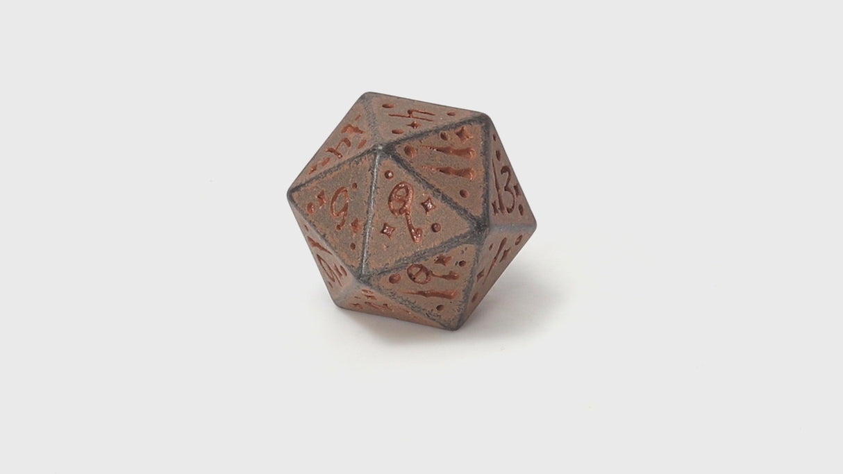 Illusory Stone Granite 7-Piece Polyhedral RPG Dice Set | Sirius Dice