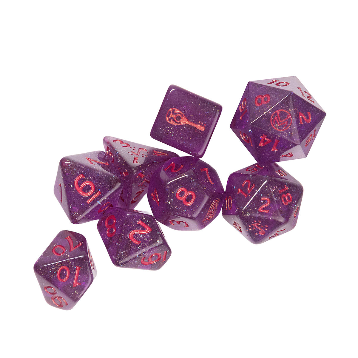 COMING SOON - Vox Machina Adventure Dice - Scanlan Shorthalt