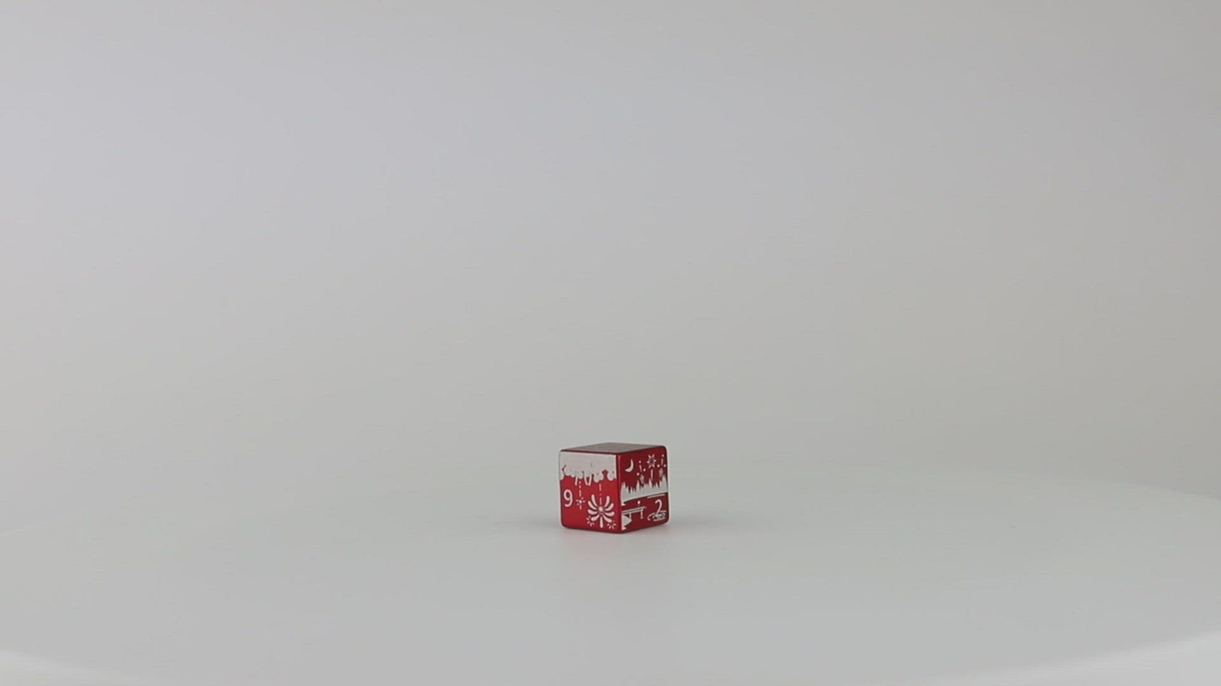 red white and blue d6 dice set