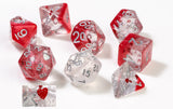 Hearts Dice Set