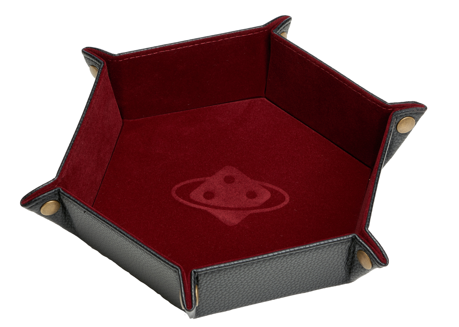 Folding Reversible Hexagonal Dice Tray