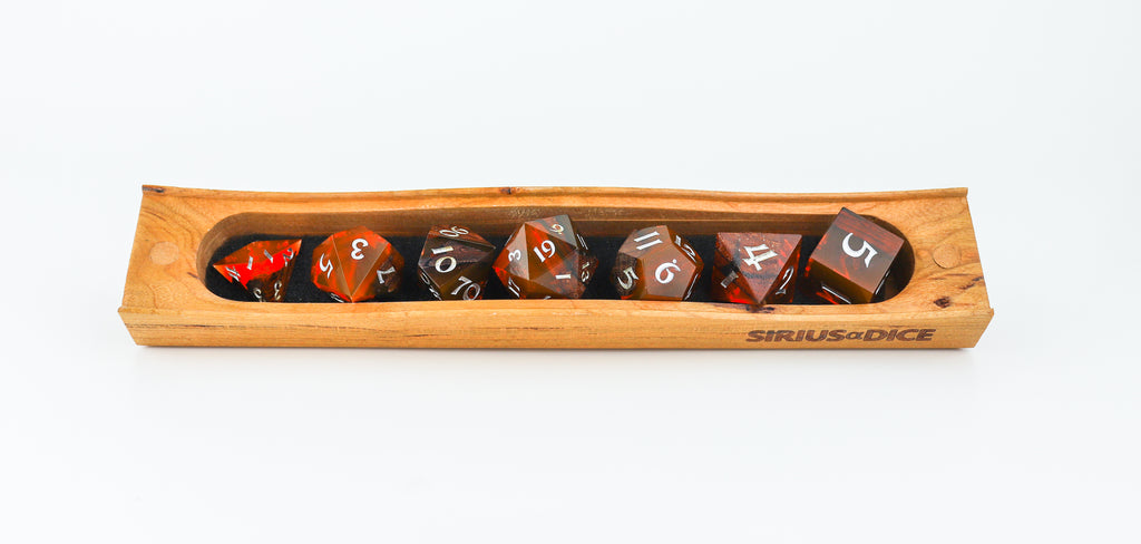 red dnd dice