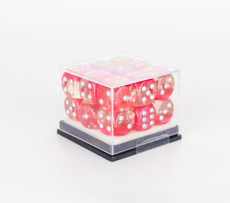 red miniatures dice