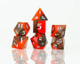red wooden dice