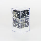 black glitter wargaming dice