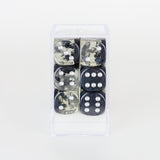 black glitter minatures dice