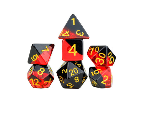 red black dice