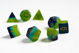 blue green dice
